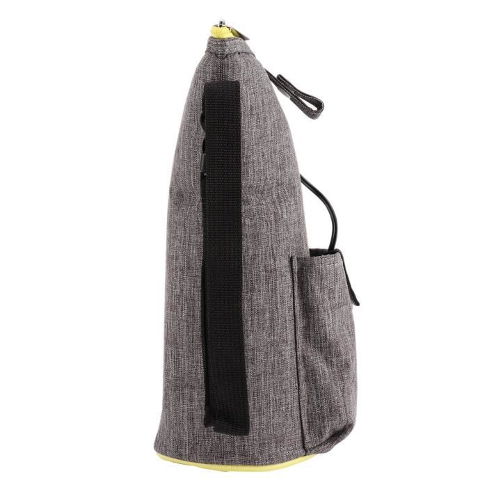 Sac à Déjeuner Chauffant USB Portable Gris - Chauffe-Aliments Pour Voiture Et Bureau, Étanche Oxford