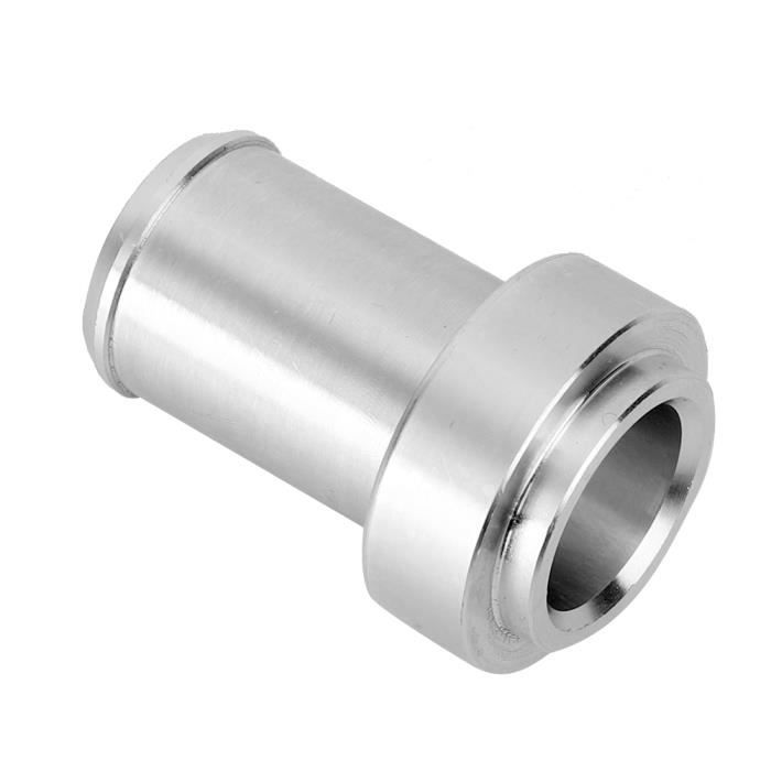 Raccord Tuyau Chauffage 90 Degrés Aluminium - Connecteur 1/2in NPT à 5/8in, Chromé