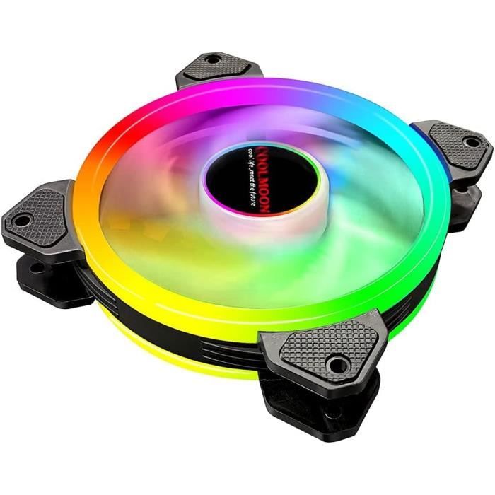 Sudokoo MACH140 Ventilateur De Boîtier 140mm - PWM Ventilateur PC Silencieux, Épaisseur 30mm, 500-2200 RPM, Matériel LCP, Correction Dynamique, Garantie 6 Ans