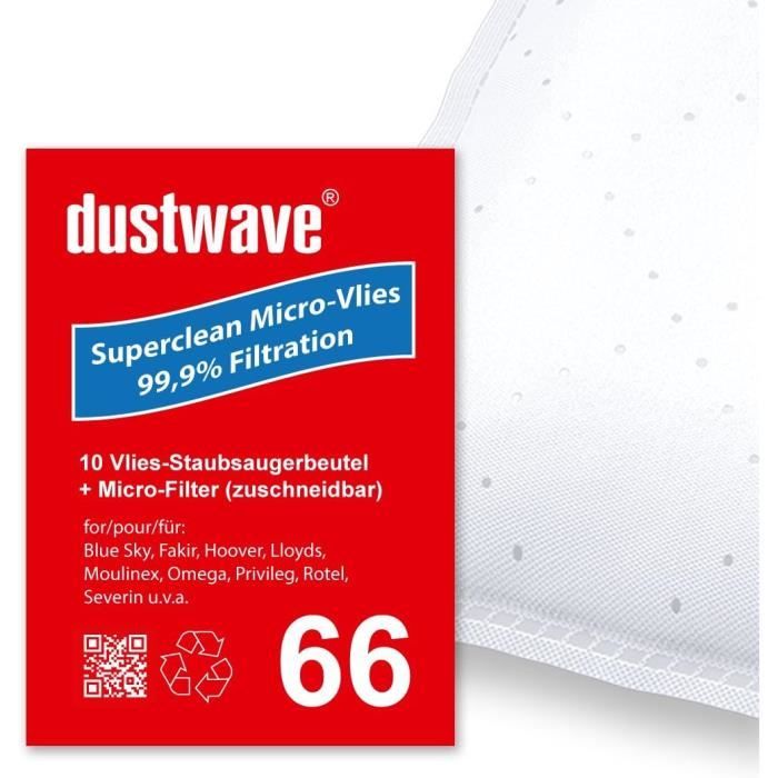 Lot De 10 Sacs Aspirateur Pour Miele Guard S1/L1 + 1 Filtre Moteur - Compatibles, 5 Couches
