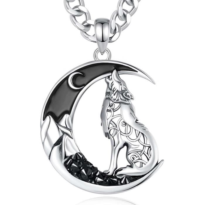 Collier Jaspe Naturel Pendentif Dent De Loup En Jaspe - Collier Réglable Unisexe COAI - Amulette Courage Et Force Jaspe Naturel Amulette