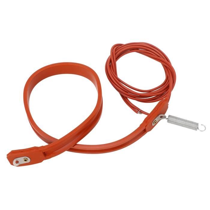 Ceinture Chauffante Tambour Huile 800W - Caoutchouc Silicone - Thermostat Réglable 30-150°C - Taille 860x200mm - Pour Chauffe Miel, Réservoirs - 4