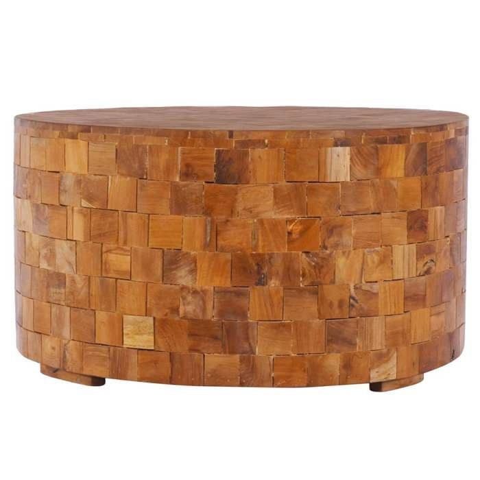 vidaXL Table basse 60x60x35 cm Bois de teck massif 288811
