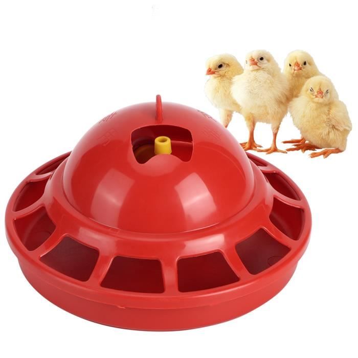 Volaille Automatique Abreuvoir,12 Pcs Distributeur D'Eau De Poulet Pour Poules Poulailler Volaille Oiseau Bleu
