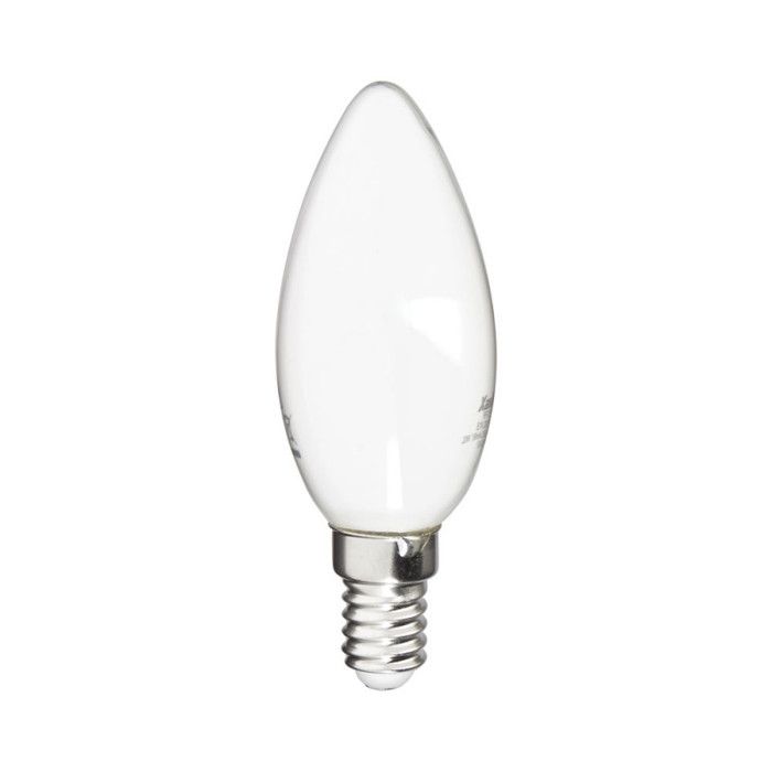 Ampoule à filament LED flamme culot E14 4W cons. (40W eq.) lumière blanche chaude Ampoule à filament LED flamme culot E14 4W cons. (40W eq.) lumière blanche chaude