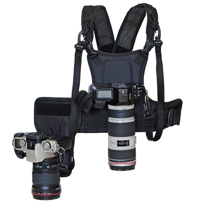 COURROIE - SANGLE,--Carrier II — Harnais pour appareils photo avec sangle, système double, pour Canon, Nikon, Sony, Pentax, DSLR