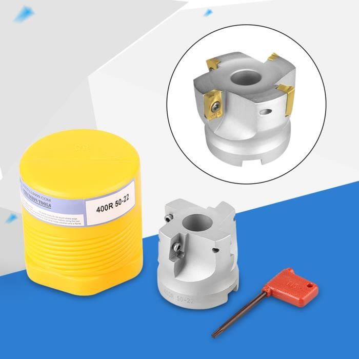 Fraise à Surfacer-dresser à 90° à Arrosage Central APKT 1604, D : 50