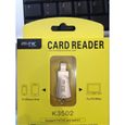 card reader lecteur de carte mémoire externe pour iphone / ipad / pc / mac -1