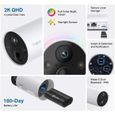 Caméra Surveillance WiFi Exterieure sans fil sur batterie - Tapo C420S1- QHD 4MP - Autonomie de 180j - Vision nocturne - IP65-1