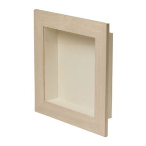 2x Bois Clair-Gris 5 x 7 3D Cadre de Boîte d'Ombre - Profond Verre