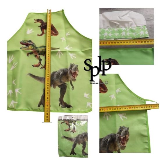 Xigua Tablier De Peinture Iperéable à Anches Longues Pour Enfants De