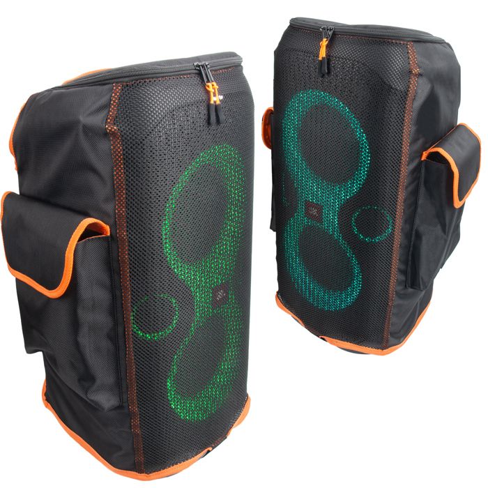Housse De Protection Anti-Poussière Pour JBL PartyBox 710 - Étui Résistant Avec Poches Pour Microphones Et Accessoires