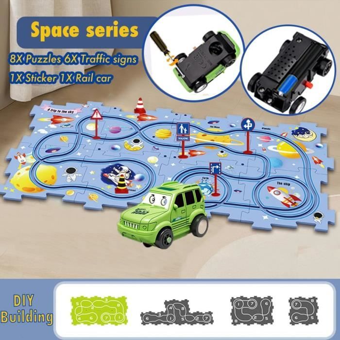 Tapis de Jeux Circuit Voiture Enfant - avec 8 Pièces Petite Voiture Camion  Jouet Enfant - Cdiscount Jeux - Jouets