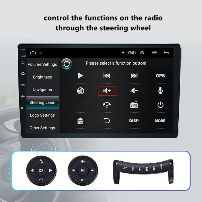 4G+64G 7862 Android voiture audio multimédia pour Citroën C3 DS3 2010-2016  voiture Radio stéréo lecteur vidéo GPS sans fil carplay - Cdiscount Auto