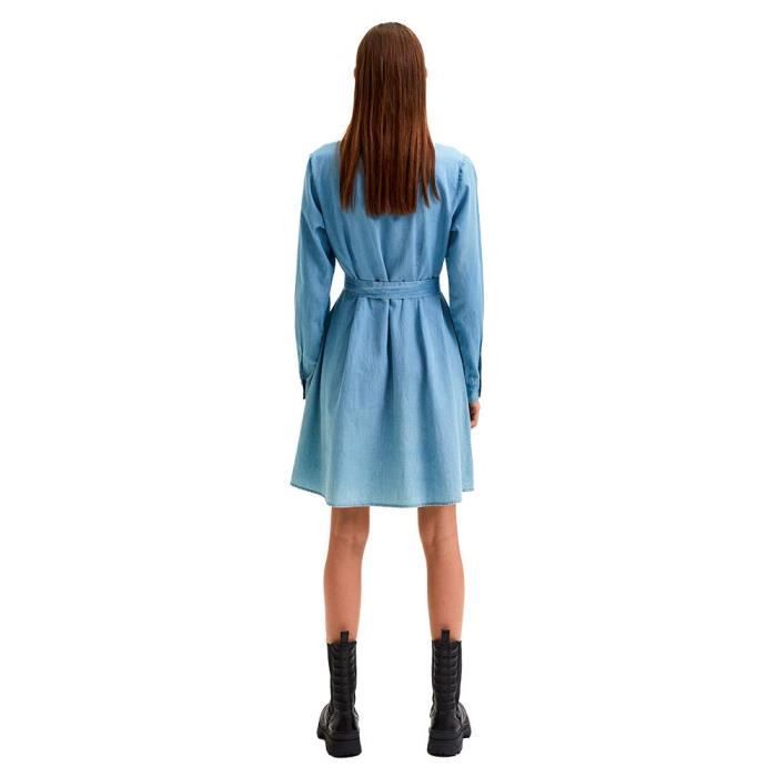 Robe Chemise Bleu Clair - Taille L - Manches Longues - Neuf Sans étiquettes