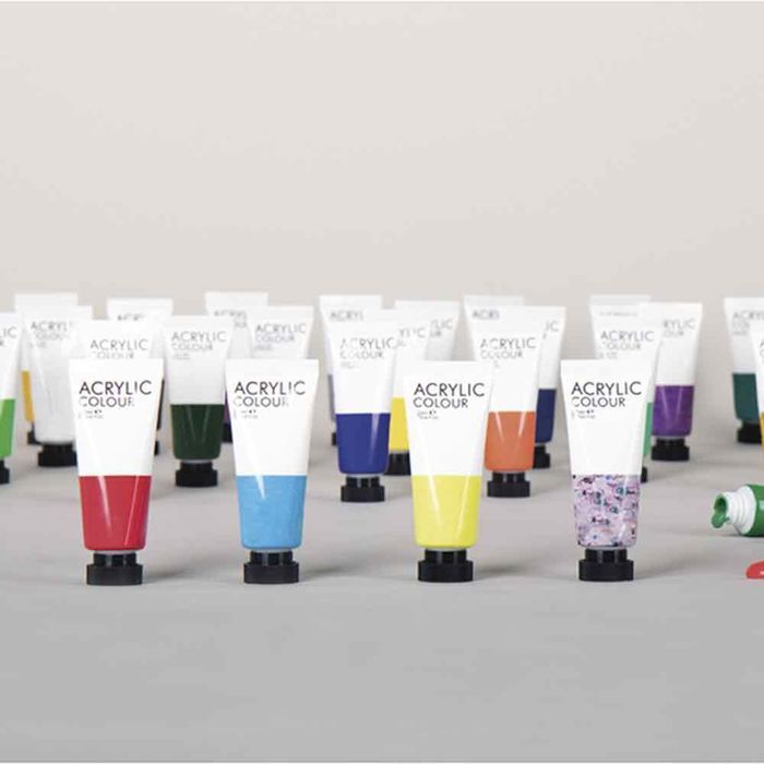Colore Kit Peintures acryliques - Colore - Kit d'artiste - 36 couleurs - 792ml ...
