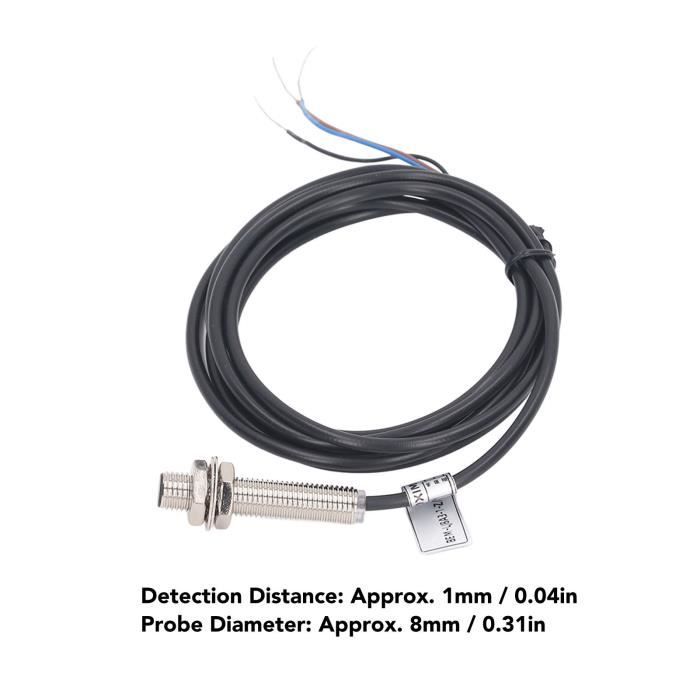 Heschen M18 Inductif Détecteur De Proximité Commutateur, Sans Blindage