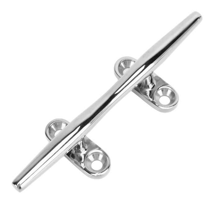 Taquet Bateau Acier Inoxydable 316 - Base Ouverte, Finition Miroir - Pour Amarrage Et Accessoires Nautiques
