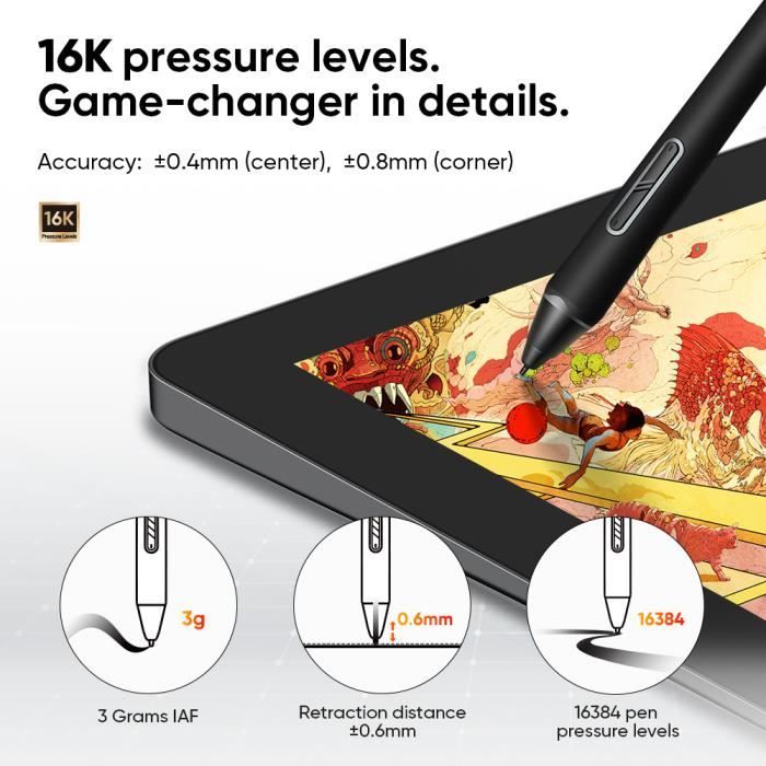 XPPen Artist Pro 14 Gen 2 Tablette Graphique avec Ecran Entier Laminé en 14 Pouces Premier Mondial Stylet Passif 16K Niveaux XPPen Artist Pro 14 Gen 2 Tablette Graphique avec Ecran Entier Laminé en 14 Pouces Premier Mondial Stylet Passif 16K Niveaux
