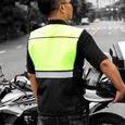 3xl - Gilet de moto réfléchissant, uniforme de travail de sécurité, gilets fluorescents, veste de moto haute-2