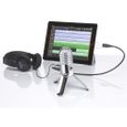 Samson -   Meteor Mic - Microphone à condensateur de Studio USB Portable -Argent chromé SAMTR-2