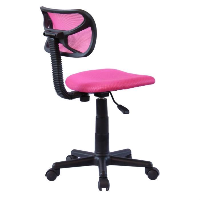 Chaise de bureau pour enfant de 6-10 ans - rose, Chambre et rangement