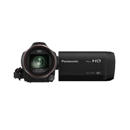 PANASONIC HC-V770 Caméra Full HD WiFi NFC surr Cdiscount