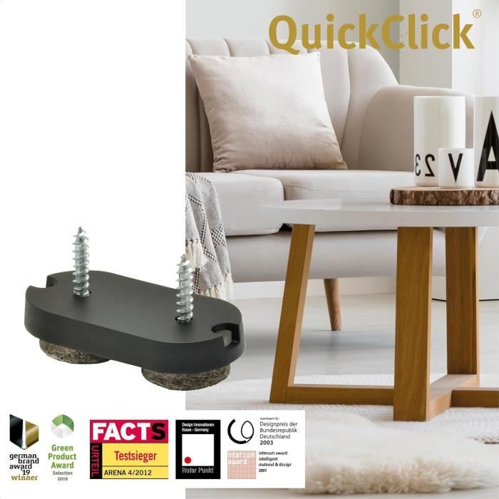 Wagner Quickclick® Patins En Feutre Pour Meubles Et Chaises