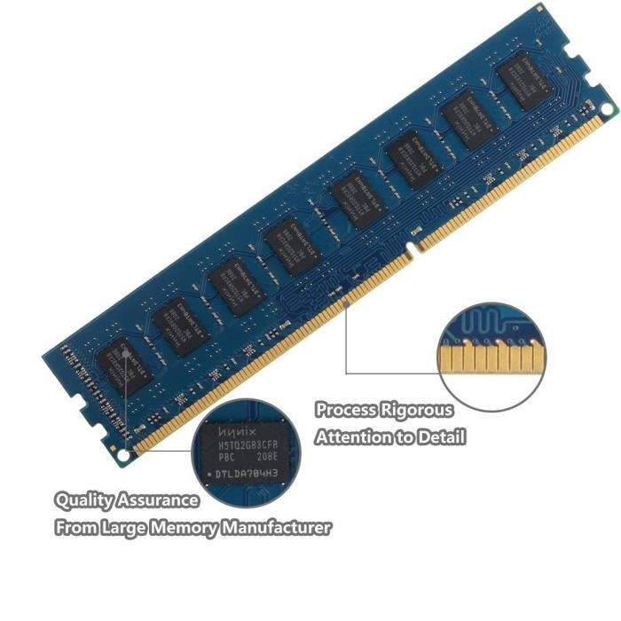 A-TECH 16GB 2X 8GB PC3-10600 Desktop DDR3 1333 MHz DIMM 240pin Memory