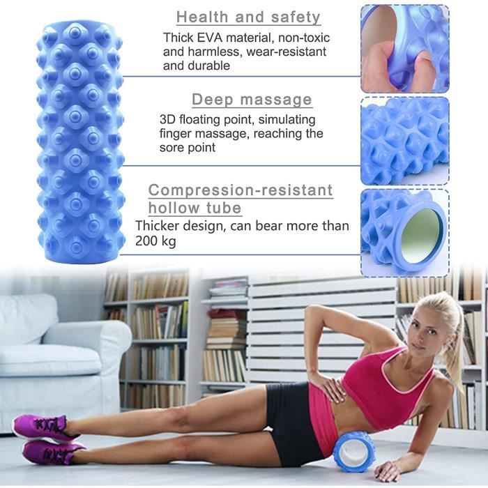 Frasheng Rouleau de Massage,Kit de Rouleau Massage Fitness 5 en 1  Portatif,Foam Roller,Bâton De Massage,Balle de Massage, Resis[119] -  Cdiscount Sport