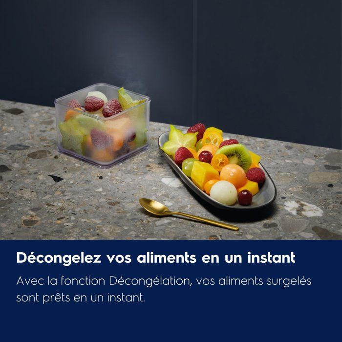 Micro-ondes Gril Encastrable 25L - 900W, Inox, CMS4253EMX, Décongélation Auto, Plateau Tournant 24,5cm