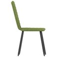 4 x Chaises de salle à manger Professionnel - Chaise de cuisine Chaise Scandinave - Vert Velours &8954-3