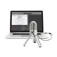 Samson -   Meteor Mic - Microphone à condensateur de Studio USB Portable -Argent chromé SAMTR-3