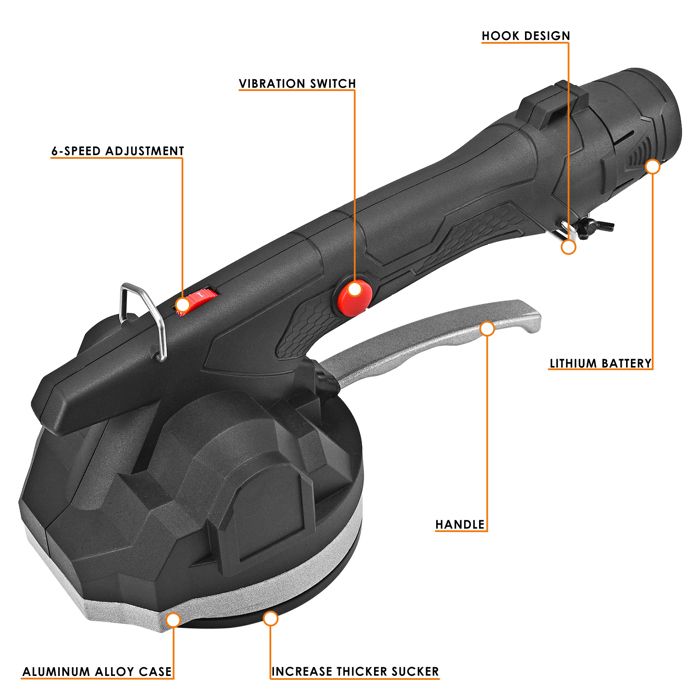 Machine De Nivellement Pour Carrelage Sans Fil 21 V 130 Mm Ventouse 0