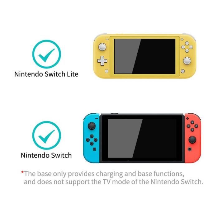 Accessoires Nintendo Switch,Station de charge rapide pour Nintendo Switch  Lite,colorée,attrayante,USB type c,pour - Type Gray - Cdiscount Informatique