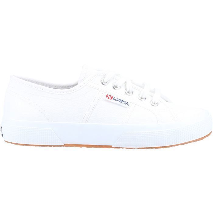 Baskets en cuir Superga 2750 Efglu pour homme Gomme blanche