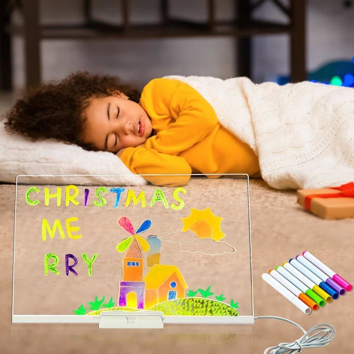 Tableau Lumineux Message LED, Tablette Lumineuse Dessin