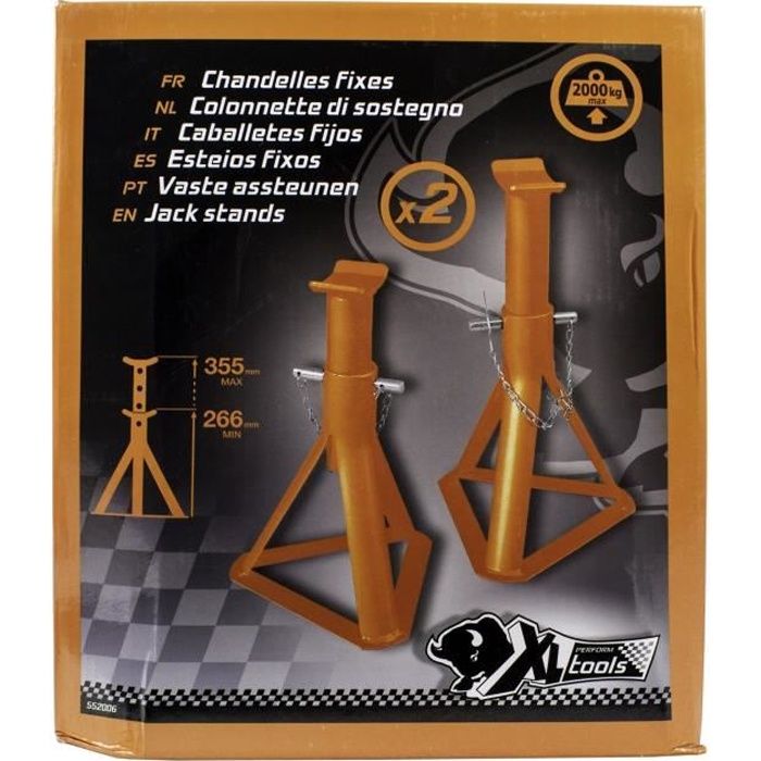 XLPT 2 chandelles fixes 2T