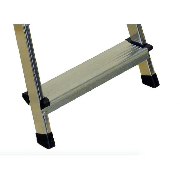 ESCALUX Escabeau bricoleur 6 marches avec tablette porte-outils