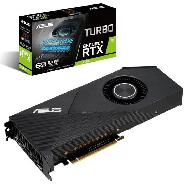 ASUS Carte graphique GeForce RTX 2060 TURBO - 6 Go