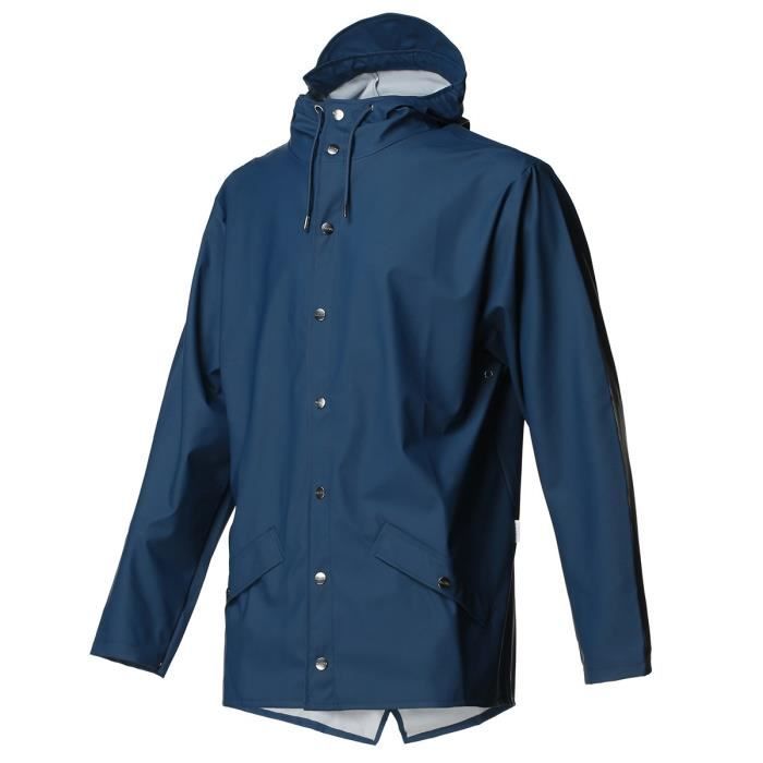 Étanche longue Synthétique Rains pour homme en coloris Bleu Homme Vêtements Manteaux Imperméables et trench coats 