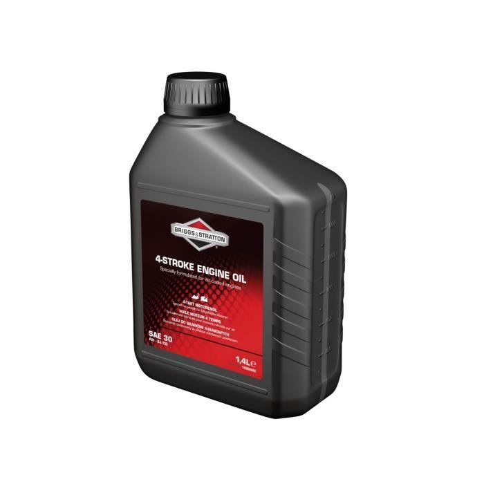 Huile moteur 4 Temps SAE 30 - Briggs & Stratton - Format 1,4L - Pour autoportée