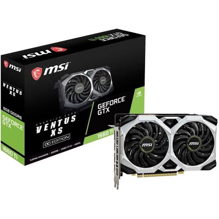 MSI  GTX 1660Ti Ventus XS 6G OC