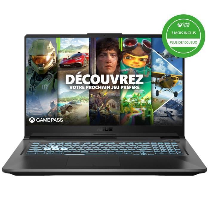 PC Portable Gamer ASUS TUF Gaming F17 | 173 FHD 144Hz RTX 2050 4 Go Intel Core i5 11400H RAM 16Go 512Go SSD Win 11
