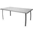 Table de Jardin - Chillvert - Portofino - Aluminium et Verre - 180x100x75 cm - Gris-0