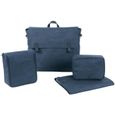 BEBE CONFORT Sac à langer Modern Bag, avec matelas à langer et compartiment isotherme - Nomad Blue-0
