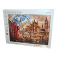 Puzzle - Clementoni - Vintage London - 1500 pièces - Paysage et nature - Matériau recyclé-0
