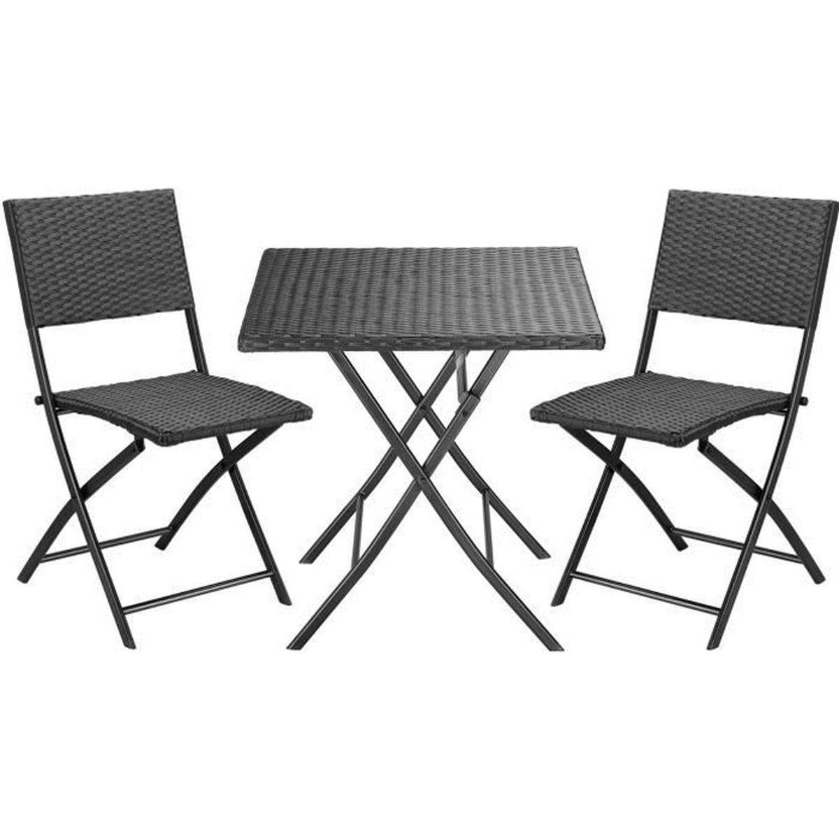 Table et 2 chaises balcon  Cdiscount