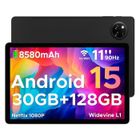 DOOGEE TAB A9 PRO+ Tablette 11 pouces Android 15, 30 Go+ 128 Go, Batterie 8580 mAh, Caméra 13 MP,WIFI,Déverrouillage Facial - Noir