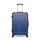 BLUESTAR - Valise Weekend MADRID 65 cm 4 Roues - bleu